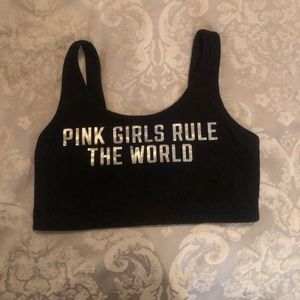 VS PINK hologram Sports Bra